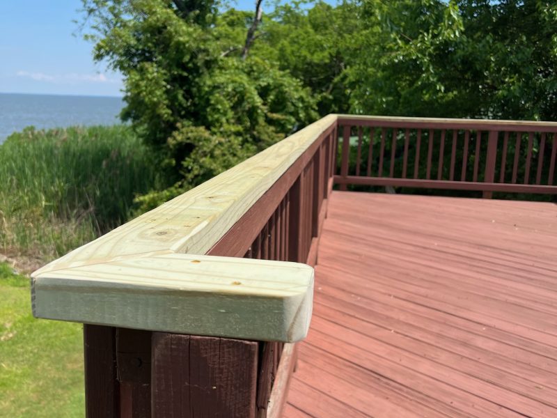 deck hand railing repair annapolis